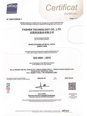 ISO 9001 :2015